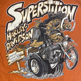 Harley-Davidson® Men's Fink Hog Short Sleeve T-Shirt, Texas Orange - Superstition Harley-Davidson