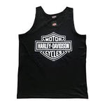 Harley-Davidson® Men's Bar & Shield Logo Night Back Tank Top, Black - Superstition Harley-Davidson