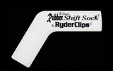 RSS-GLO/WHITE Rubber Shift Sock- Glo-White