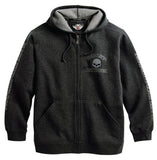 Harley-Davidson® Men's Hooded Skull Sweatshirt, 99107-18VM - Superstition Harley-Davidson